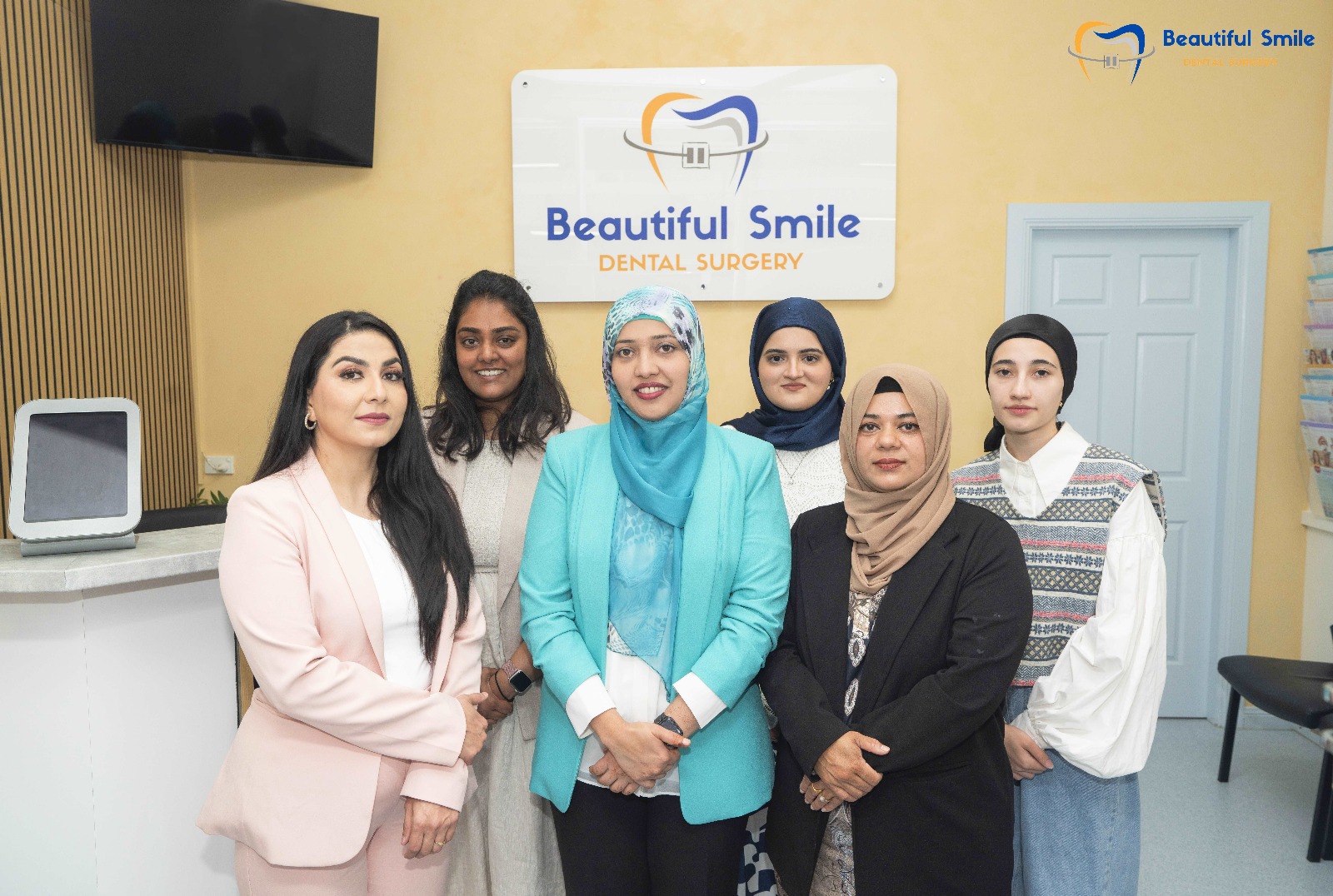 beautiful smile dental surgery team
